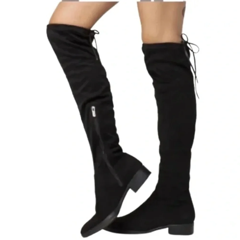 $250 NWOT SAM EDELMAN “Paloma” Over-the-Knee Boots in Black, Women’s 6.5